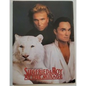 1994 SIEGFRIED AND ROY AT THE MIRAGE SOUVENIR PROGRAM LAS VEGAS, NEVADA